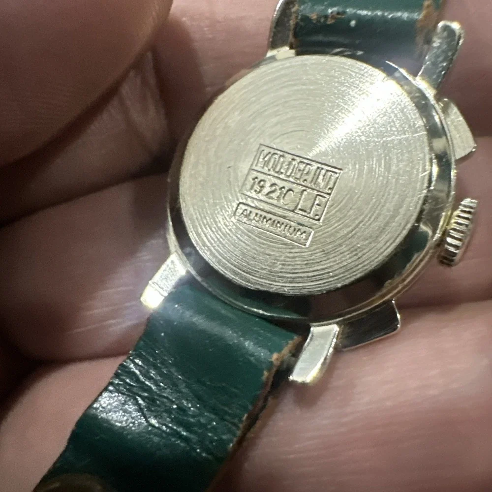 Working Vintage Torvic Ladies Floral Watch Swiss Made Manual Wind 23mm Run